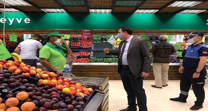 Kırıkkale’de zabıtadan iş yerlerine korona virüs denetimi