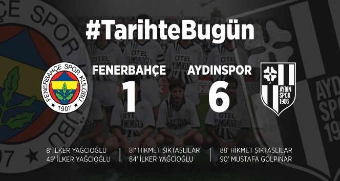 Aydınspor tarihi Fenerbahçe galibiyetini 30’uncu yıl dönümünde andı