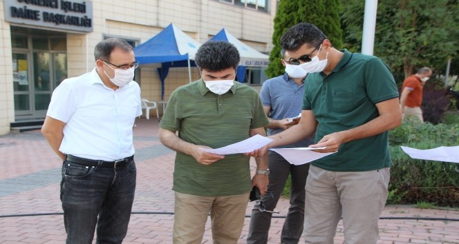 Rektör Karacoşkun sosyal alan yapımı çalışmalarını inceledi