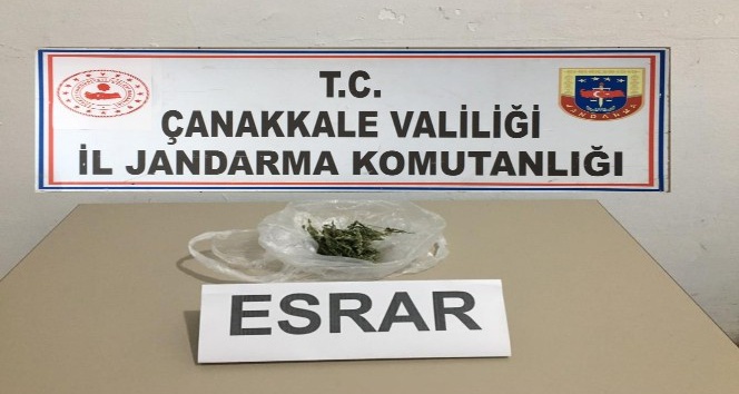 Çanakkale’de uyuşturucu operasyonu: 1 tutuklama