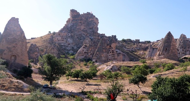 Uçhisar Kalesi’ni 8 ayda 65 bin 900 turist ziyaret etti