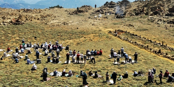 700 yıllık gelenek pandemiye rağmen devam etti