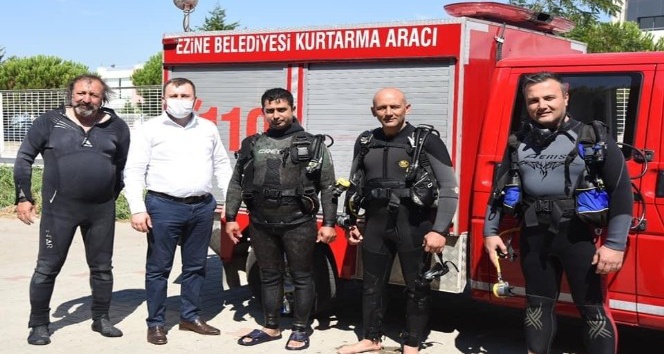 Ezine Belediyesi dalgıç ekibi oluşturdu