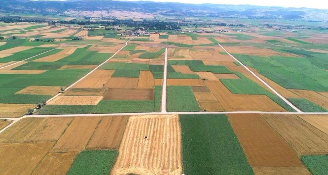 Ovada arazi toplulaştırması havadan görüntülendi