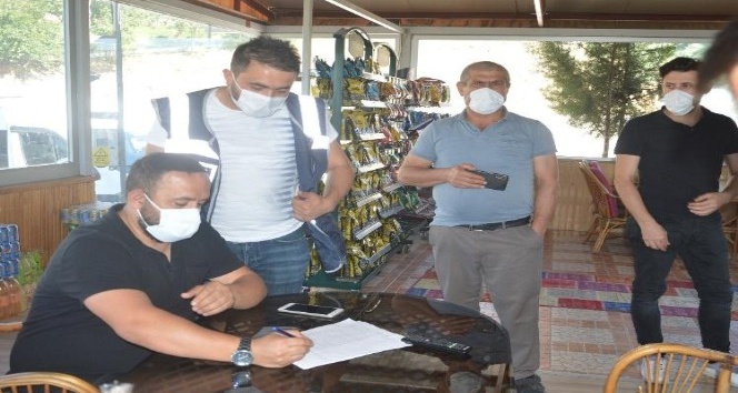Maske takmayanlara tutanak tutuldu