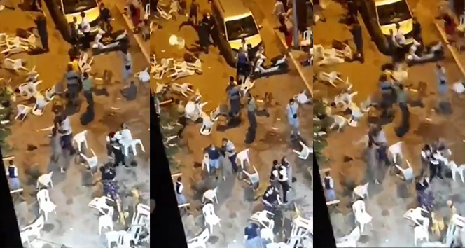 Düğünde kavga çıktı, ortalık savaş alanına döndü