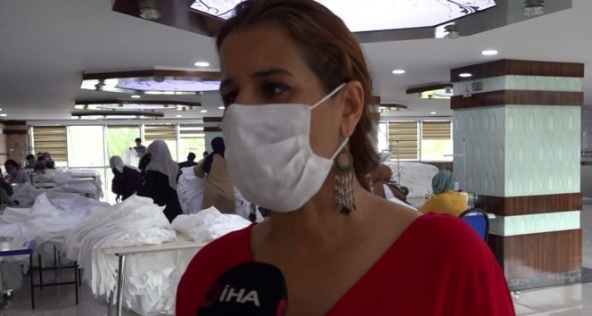 4 çocuk annesi yıllarca çalıştı, devlet desteğiyle kendi atölyesini kurdu