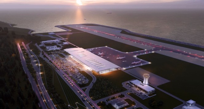 Vali Kemal Çeber: &quot;Rize-Artvin Havalimanı inşaatı yüzde 76 seviyelerine geldi&quot;