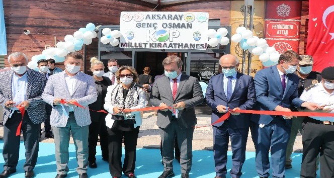 Aksaray’ın ilk millet kıraathanesi açıldı