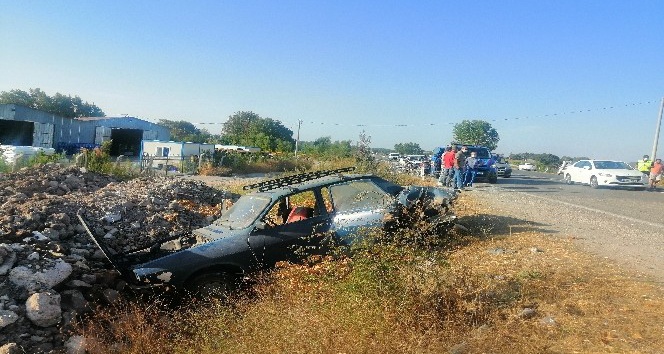 Çanakkale’de trafik kazası: 1 yaralı