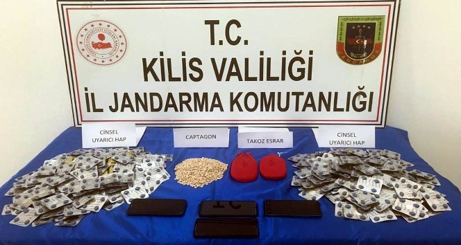 Kilis’te uyuşturucu operasyonu