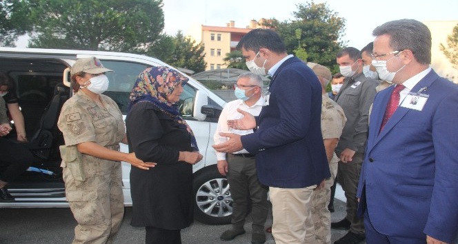 Giresun’daki selde şehit olan askerin cenazesi memleketine uğurlandı