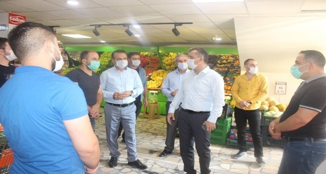 Uludere’de temizlik, maske ve mesafe denetimi