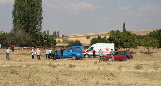 Kendi yaktığı tarlada hayatını kaybetti!