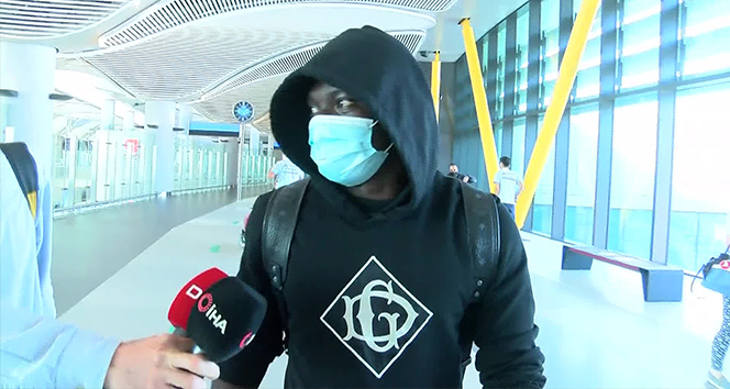 Galatasaray'ın yeni transferi Etebo İstanbul'da