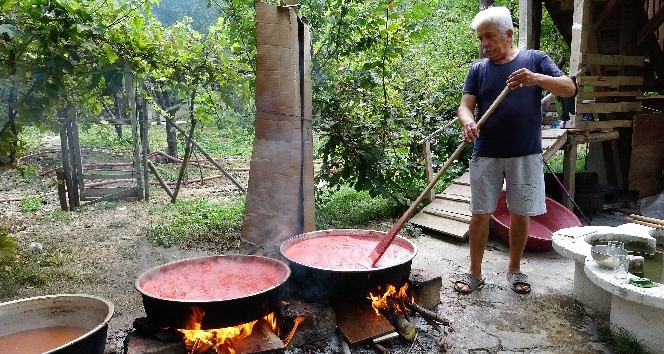 Salçaya erkek eli değdi