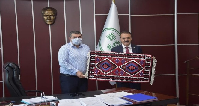 Başkan Ürek DSİ 10. Bölge Müdürü Arslan’la bir araya geldi