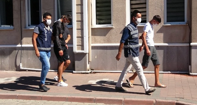 Motosiklet fareleri kıskıvrak yakalandı