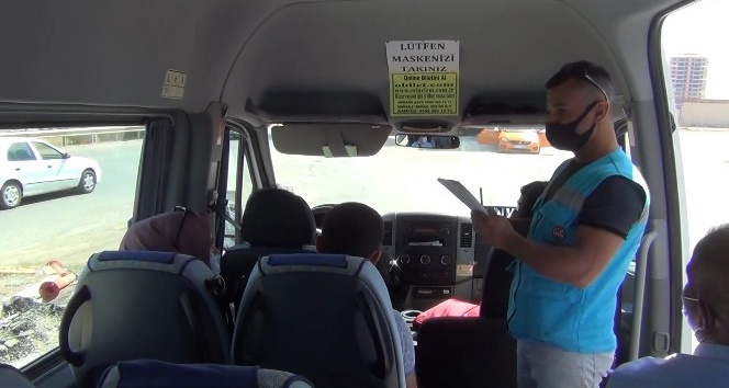 43 ilin geçiş noktasında Covid-19 denetimi