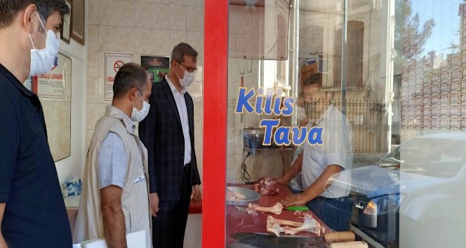 Kilis’te kebap ve dönerciler denetlendi