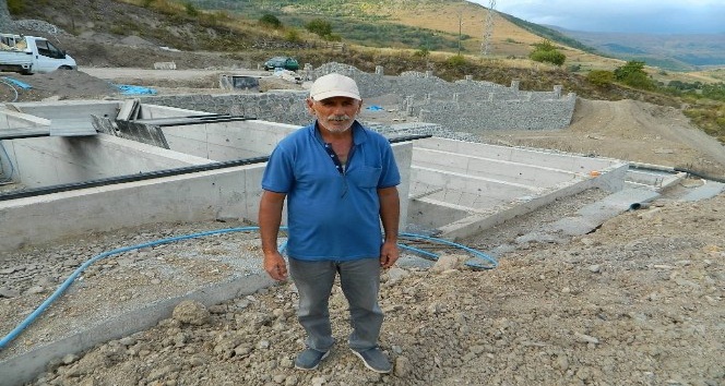 Kurduğu alabalık üretim tesisi ile girişimcilere örnek oldu