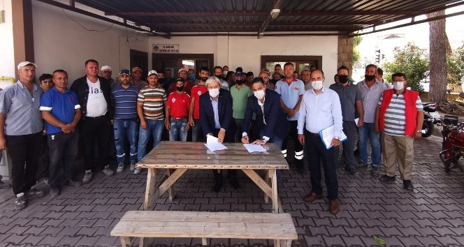 Osmaneli Belediyesi bünyesindeki şirket çalışanları Toplu İş Sözleşmesi imzaladı