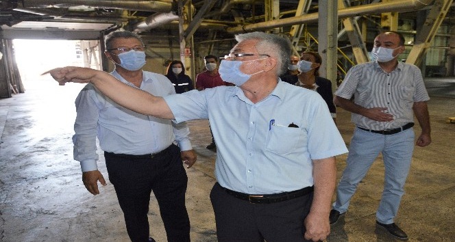 Başkan Akay, Kayseri Şeker’in üretim aşamalarını inceledi