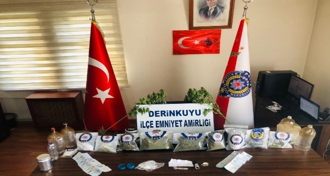 Derinkuyu’da uyuşturucu operasyonu: 1 tutuklama