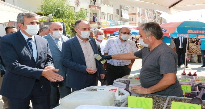 Kırıkkale’de, vali ve belediye başkanından ‘korona virüs’ denetimi