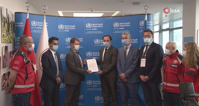 UMKE, Dünya Sağlık Örgütünden kabul belgesi aldı