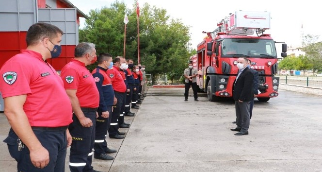 Kırıkkale Belediyesine 1,5 milyonluk itfaiye aracı hibe edildi