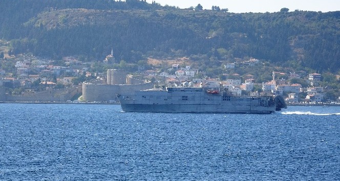 ABD savaş gemisi Akdeniz’e iniyor