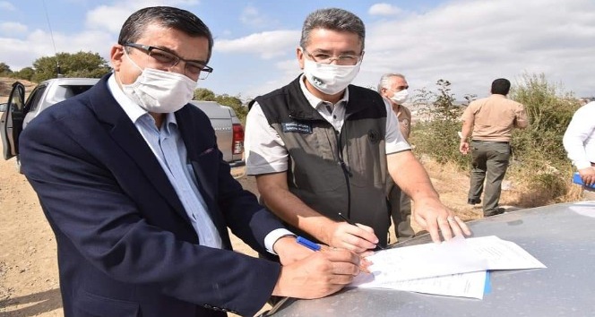 Çan Belediyesi hayvan barınağı projesi yer tahsisi gerçekleştirildi