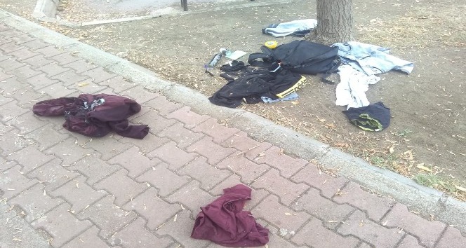 Bolu’da çocuk parkına bırakılan şüpheli çanta fünyeyle patlatıldı
