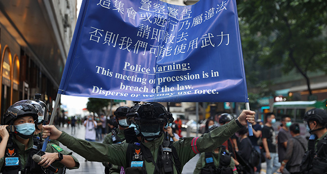 Hong Kong’da Ulusal Gün kutlamalarında protesto endişesi