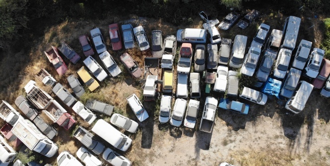 Piyasa değeri 50 milyon, bu araçlar çürümeye yüz tuttu