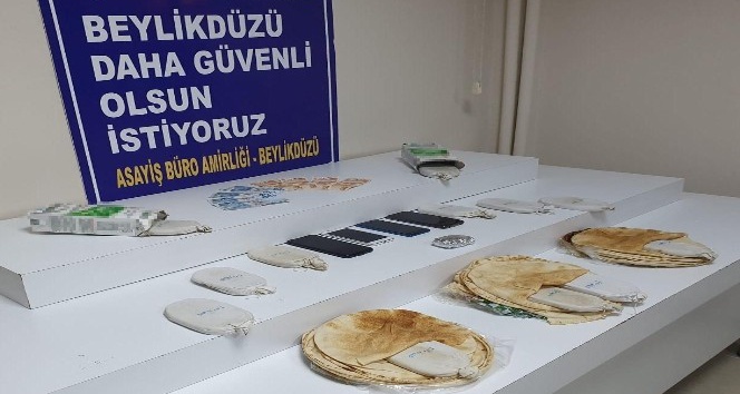 Süt kutuları ve ekmek arasından uyuşturucu çıktı