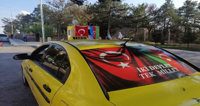 Taksicilerden Azerbaycan’a destek: &quot;Karabağ’da savaşmaktan dahi çekinmeyiz&quot;