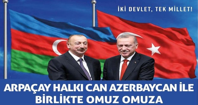 Arpaçay Belediyesi’nden Azerbaycan’a destek