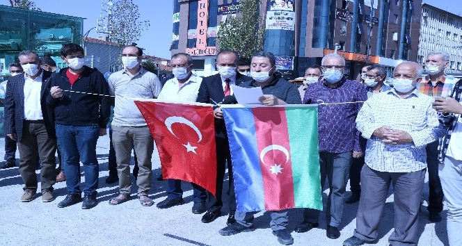 Kırşehir’de STK’lar Azerbaycan’a destek için bir araya geldi