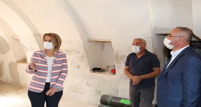 Vali Becel, Kadıncık Ana evinin restorasyonunu inceledi