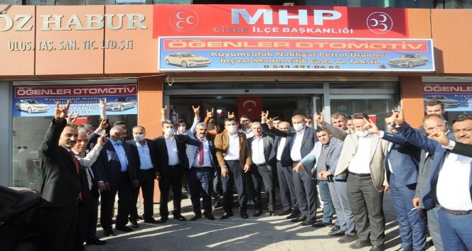 MHP Cizre’de yeni hizmet binasını açtı