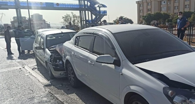 Kırıkkale’de zincirleme trafik kazası: 2 yaralı