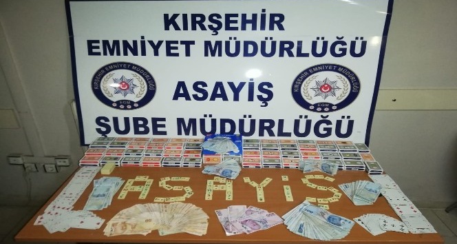 Kırşehir’de kumar operasyonu