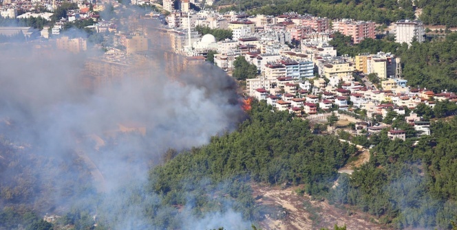 Hatay yangınından yansıyan fotoğraflar