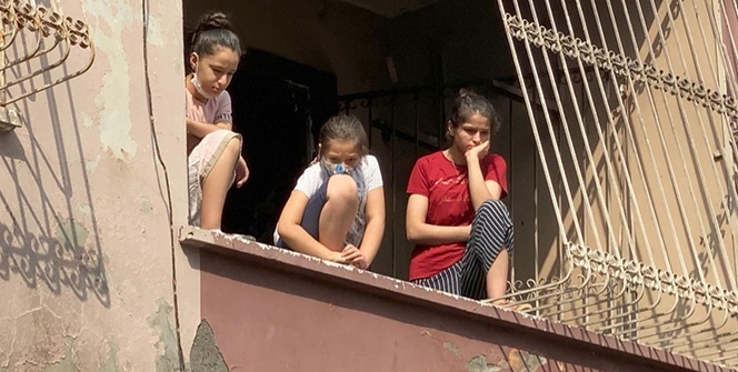 Yangından geriye kalanlara hüzünlü bakış