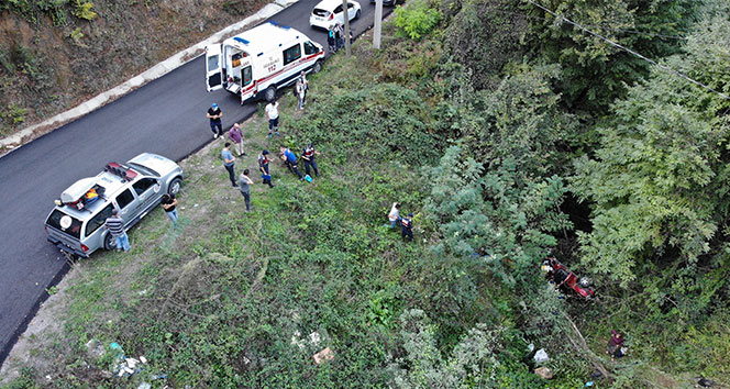 Zonguldak&#039;ta feci kaza! İHA muhabiri kamerayı bırakıp hemen küçük çocuğun yardımına koştu