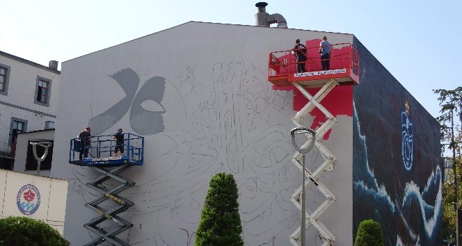 Geleneksel hat sanatı ile grafiti sanatı dünyada ilk kez Trabzon’da birlikte yorumlanacak