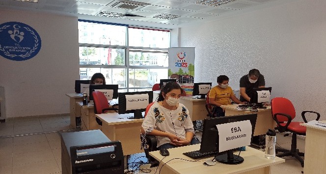Kırşehir Gençlik Spor İl Müdürlüğünde EBA sınıfları oluşturuldu