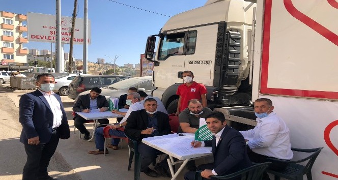 Sağlık-Sen Şırnak Şubesinden Kızılay’a kan bağışı